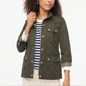 J Crew Utility Jacket - Dark Green
Size Small